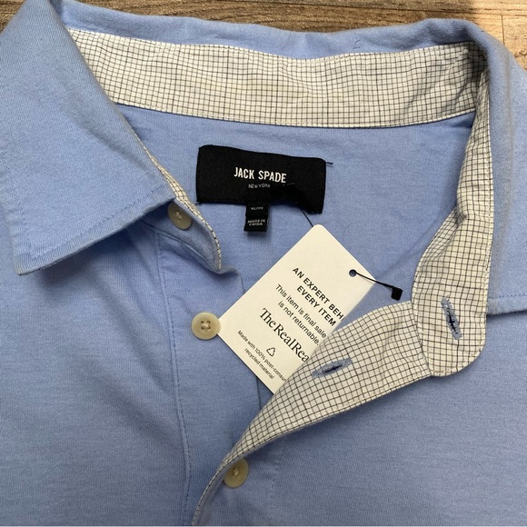 Jack Spade Light Blue Cotton Polo - Picture 8 of 16